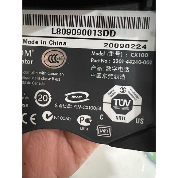 Polycom Communicator CX100 Speakerphone Optimized For Microsoft Office - Picture 6 of 8